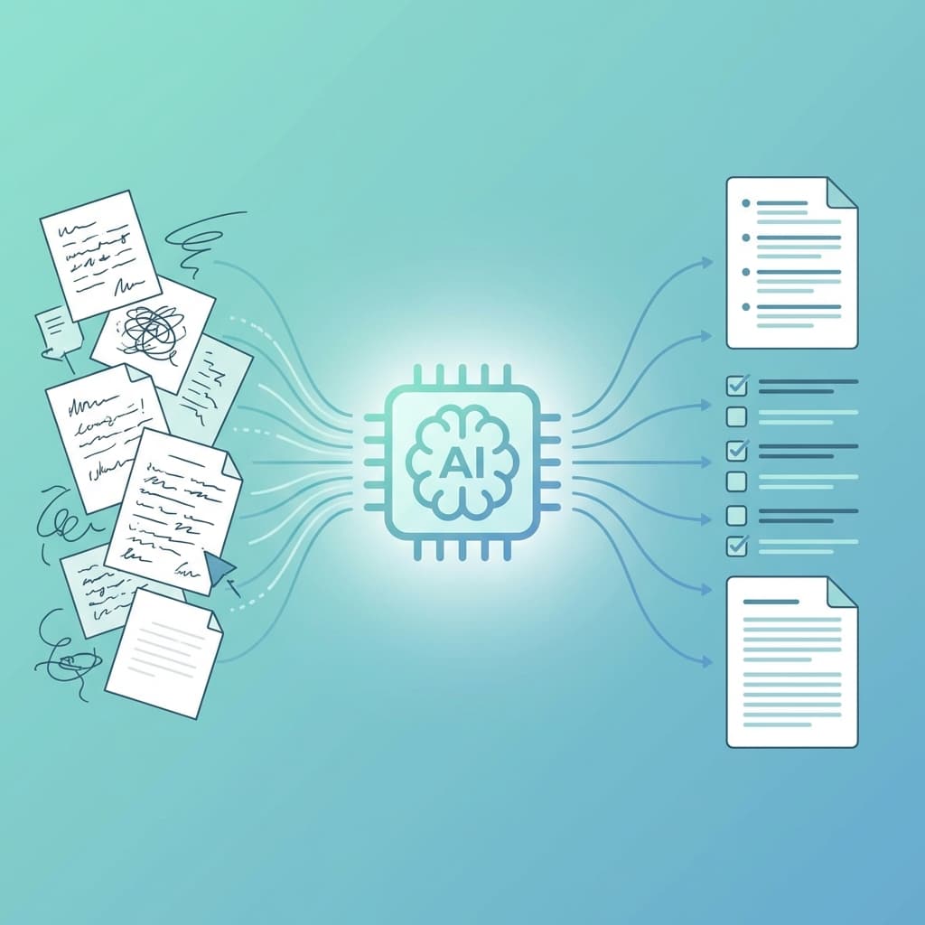 How AI Turns Your Voice Notes Into Structured Summaries and Action Items