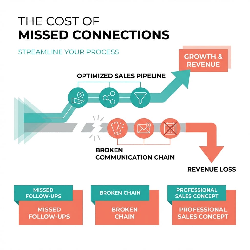 The Hidden Cost of Poor Follow-Ups: $1M+ Lost Per Sales Team Annually