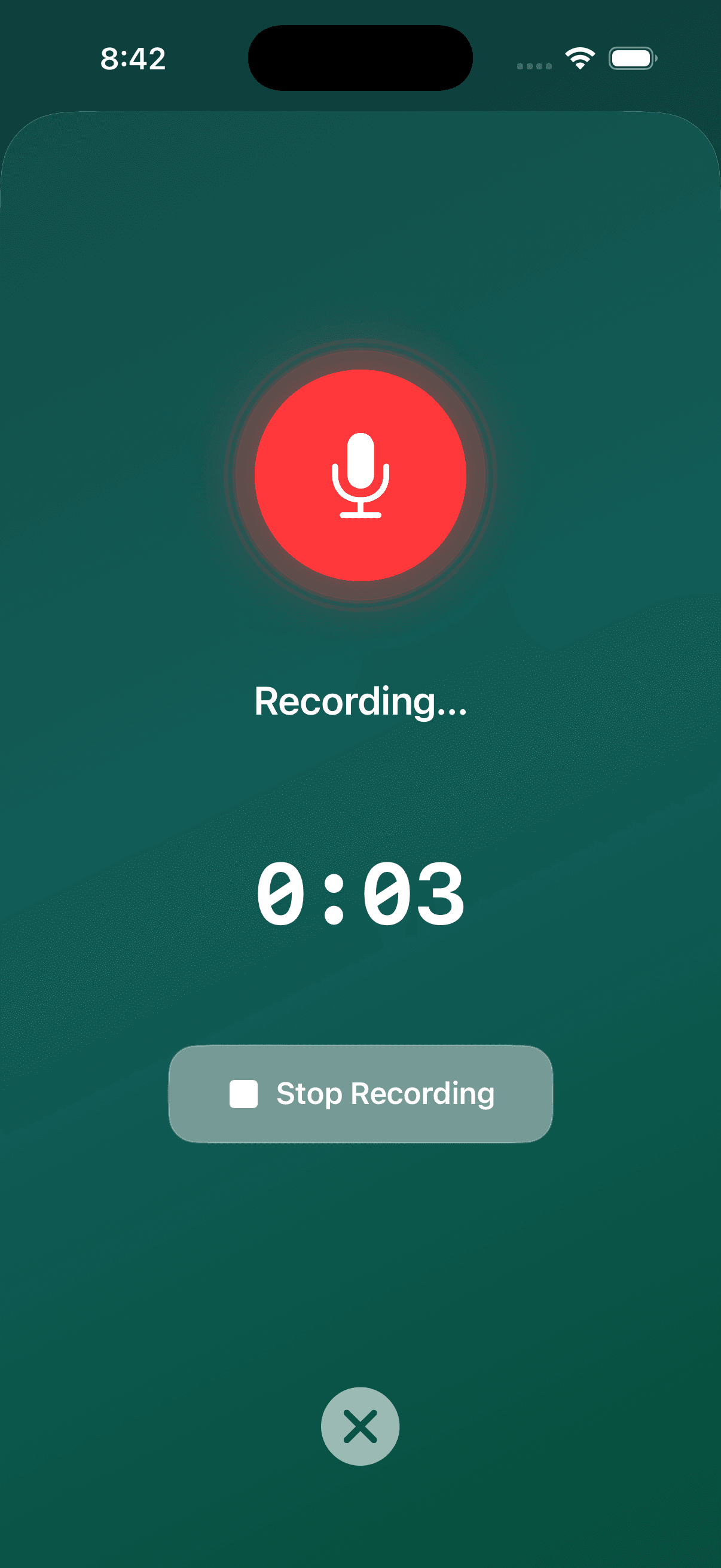 Quick Voice Recording